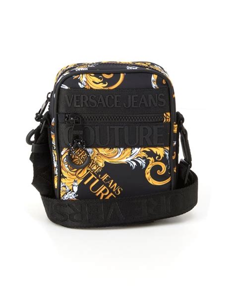 versace jeans gloss logo man bag|Versace Jeans couture baroque.